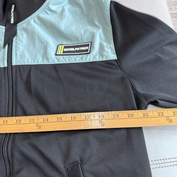 Daniel Patrick Men's XS/S NWT BNWT AW18 Track Light Blue Black Jacket - Picture 7 of 8